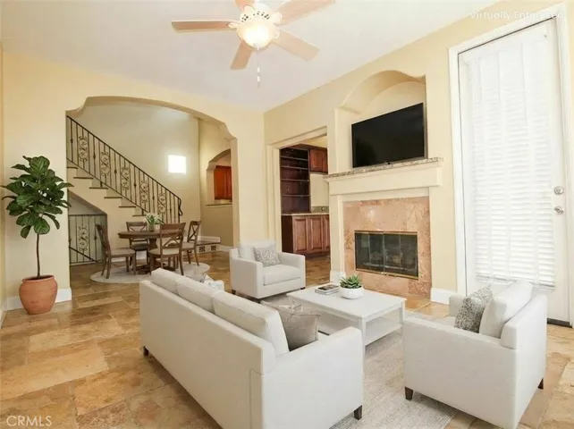 Furniture is virtually staged