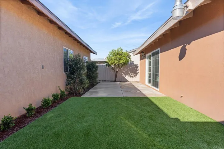 Turf Installed Between Homes