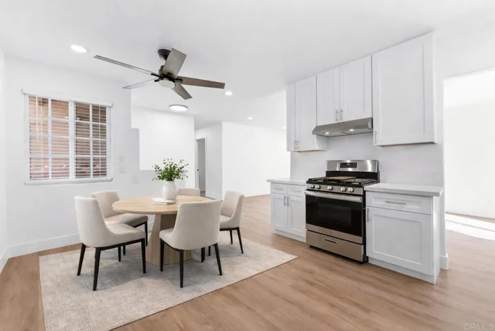 Front House Dining Area Virtually Staged