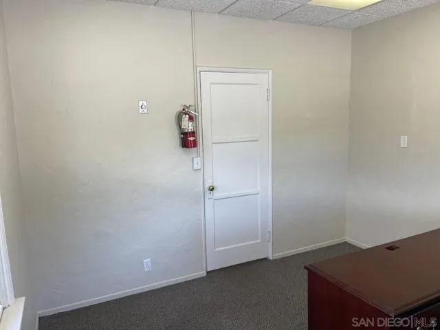 Office door from inside office