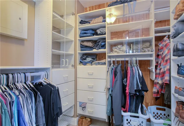 Primary closet