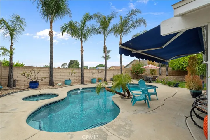 Heated pool and spa