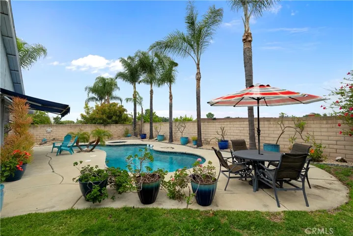 Heated pool and spa