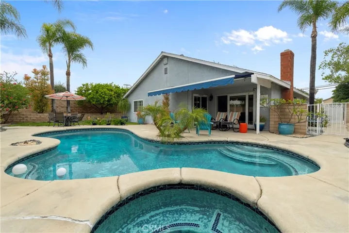 Heated pool and spa