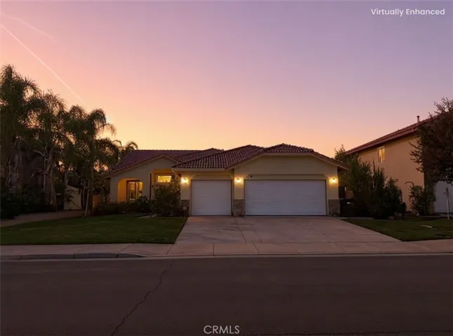 front at dusk