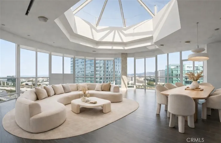 *Virtually staged living room*