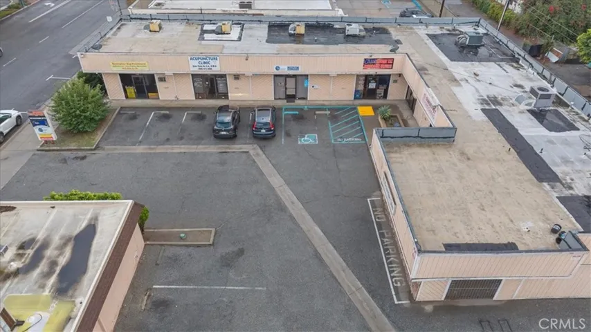 commercial space from the top of roof