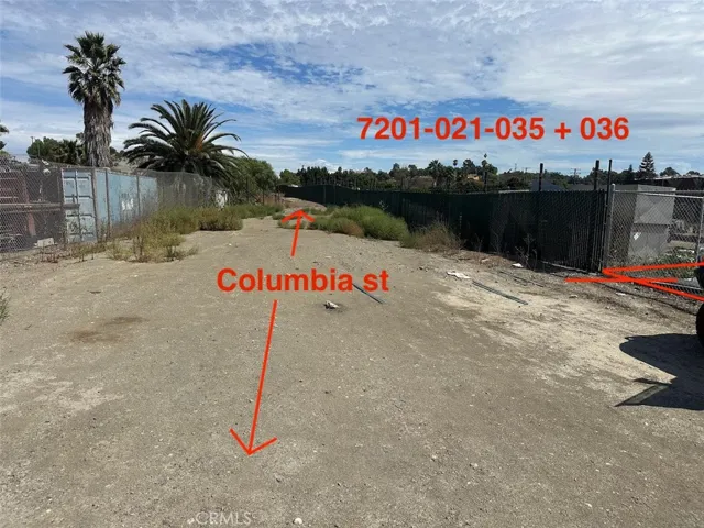 Proposed access road location.