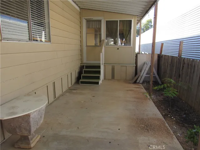Back porch area