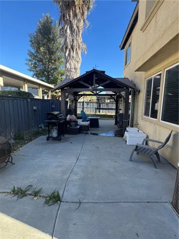 Side yard with Gazebo