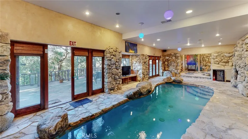 From pool looking at Crystal Garden