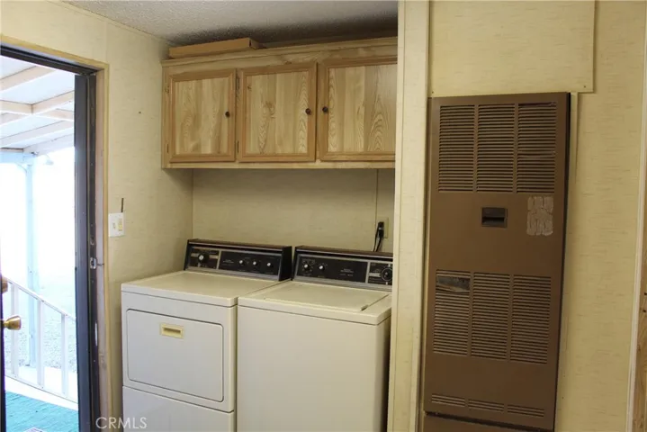 Indoor laundry and utility room