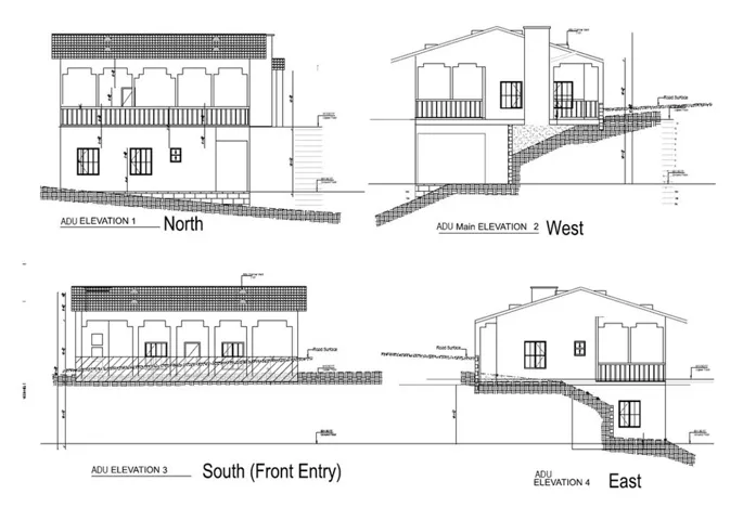 preliminary plan check: 2 Bedroom/2 bath ADU, 1200sf
