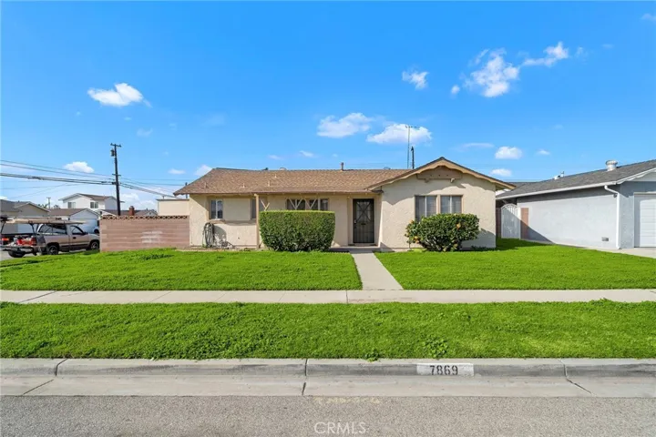 lush grassy front yard