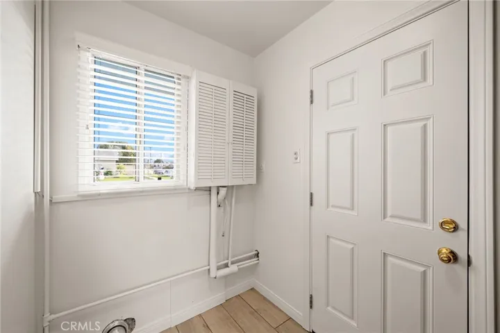 Inside laundry room