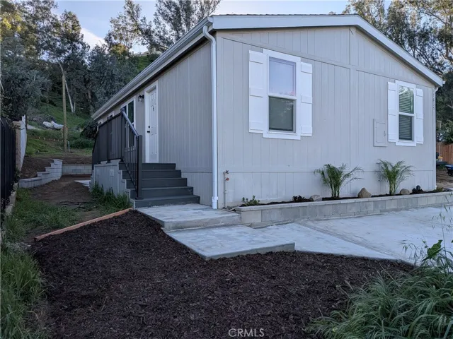 Warm and welcoming, you enter the home on the left side.
