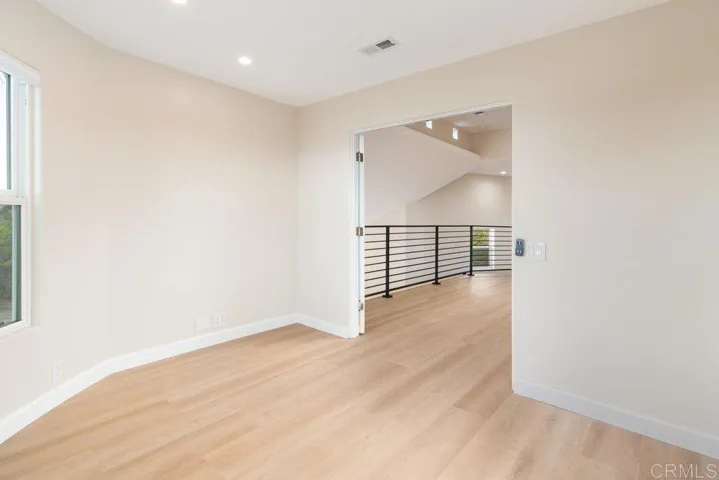 From inside the Office looking towards the library