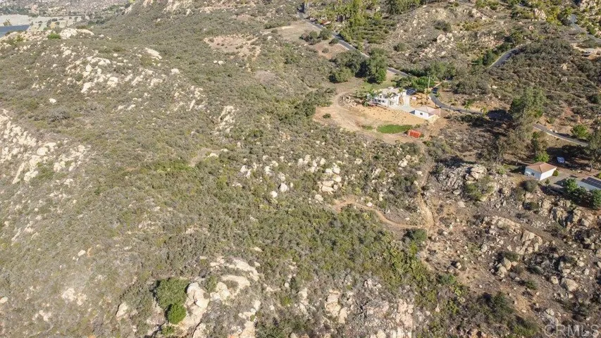 Aerial View looking towards the back of the house