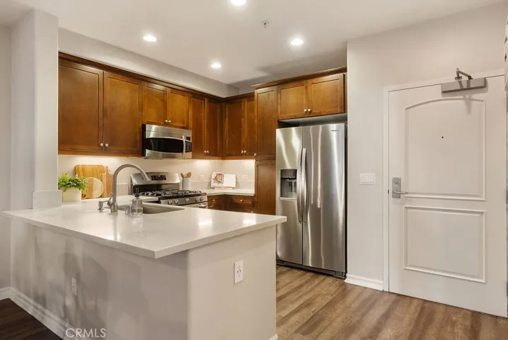 Kitchen and front door