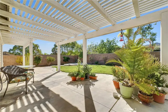 rear patio