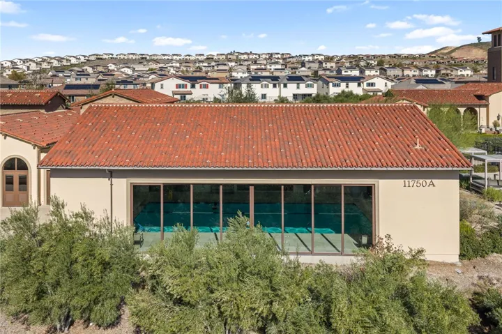 Indoor pool at the community gym.