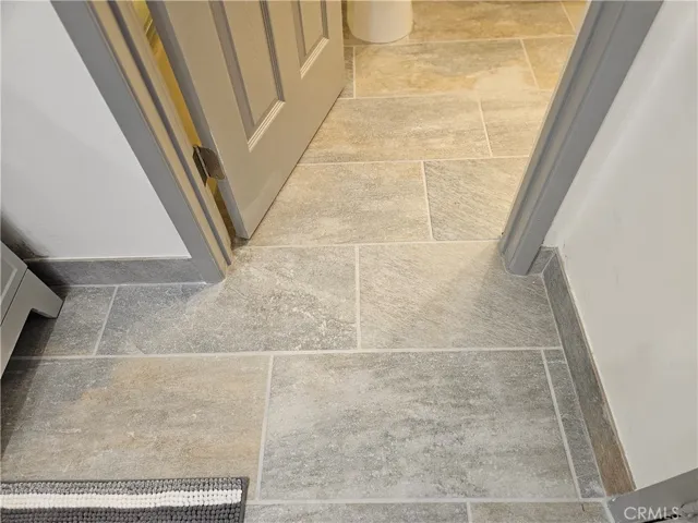 New tile floor
