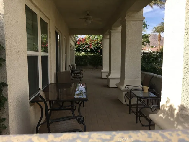 Patio is shaded year-round