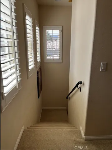 Generous light with interior plantation shutters