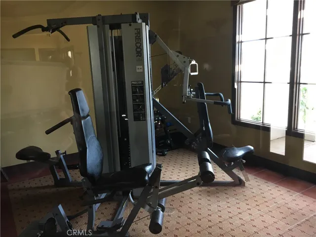 gym inside clubhouse