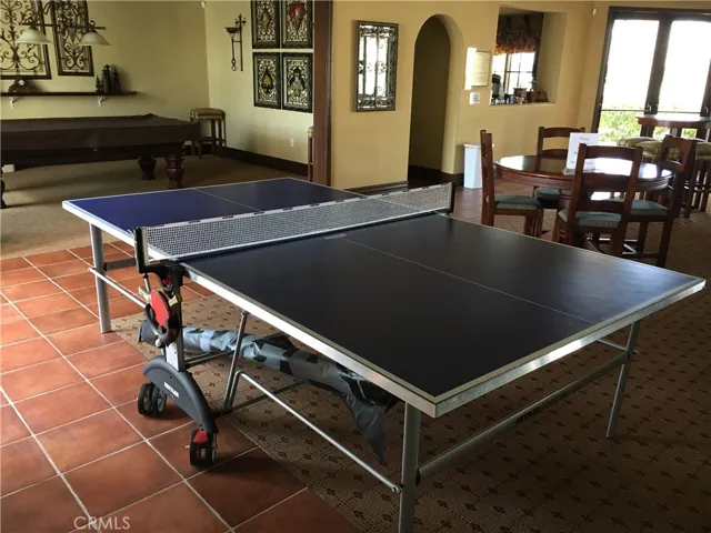 table tennis in clubhouse