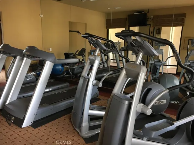 gym inside clubhouse