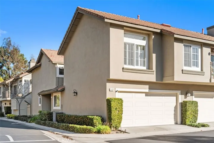 Front door is located on the side of unit