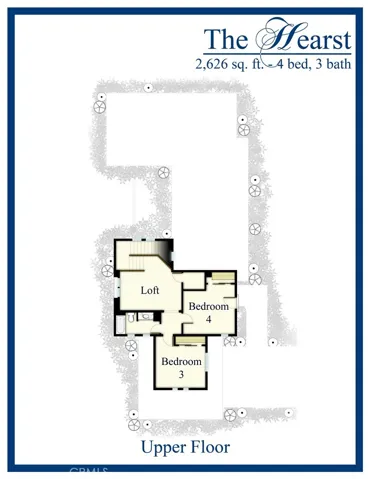 Floor plan shown in reverse of actual home