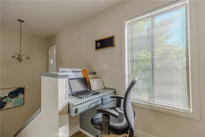 Upstairs work area (loft)