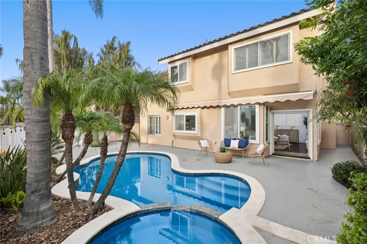 Expansive backyard on a large lot