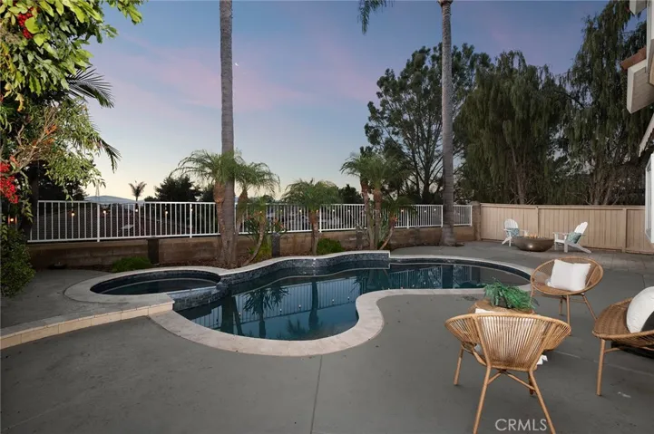Take in the spectacular sunset views