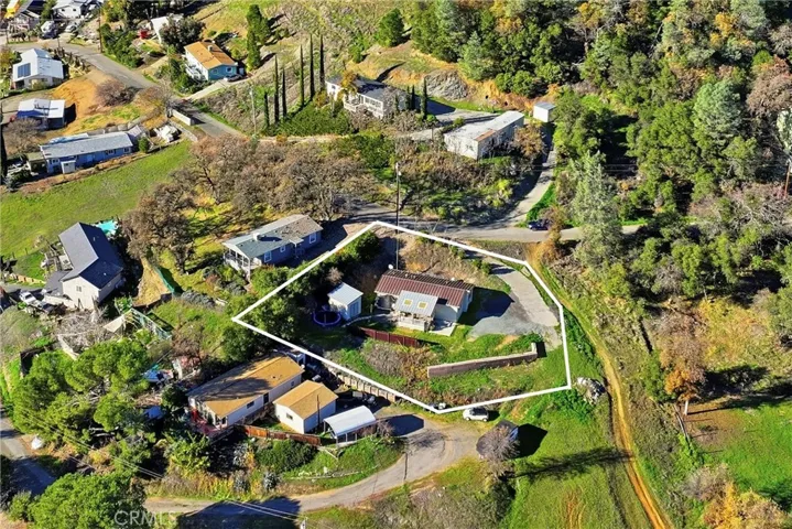 Estimated property lines.