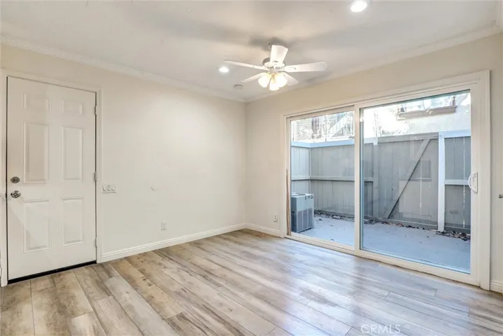 Dining Area Direct Access to Garage and Patio