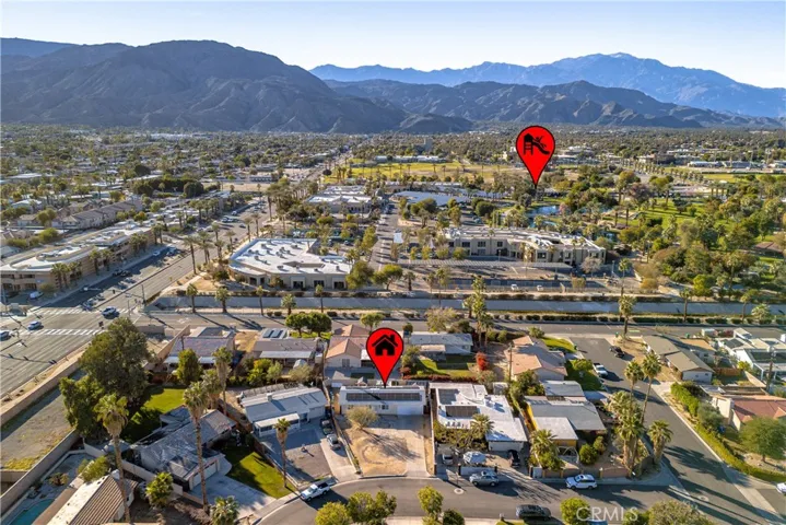 Aerial of property