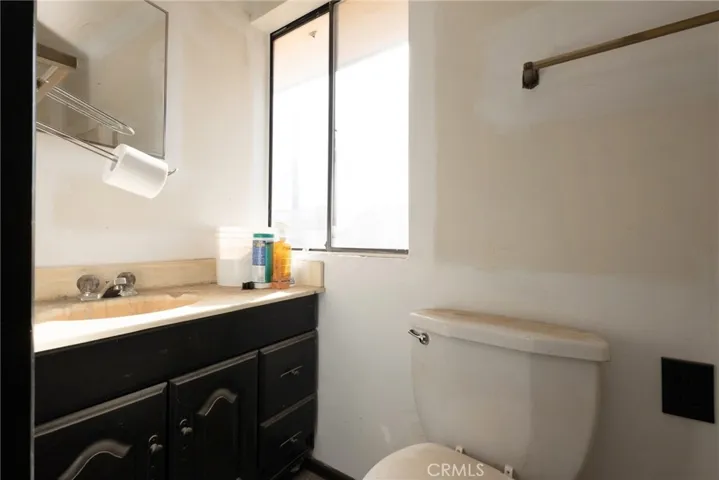 Detached garage even has a bathroom