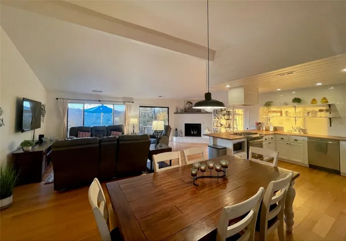 Light-filled open concept living space with easy flow and connection to the outdoors.