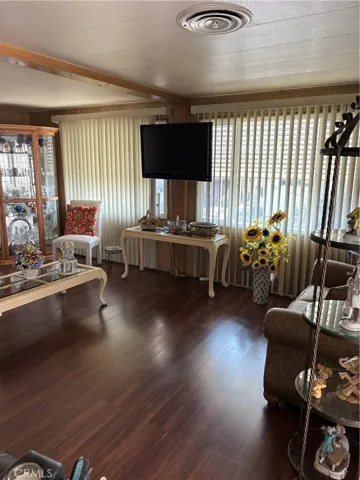 Living room with lots of windows