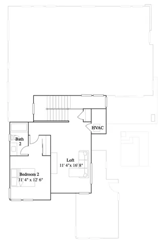 Residence 1 - level 2 floorplan