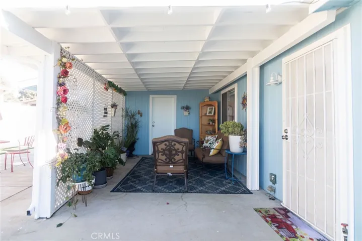 Covered patio