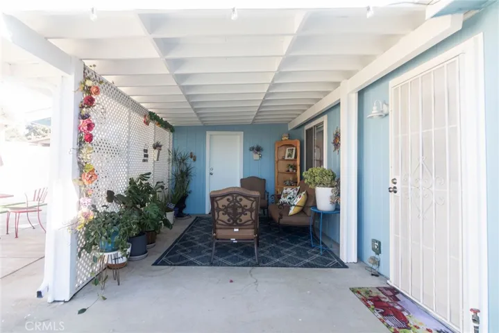Covered patio