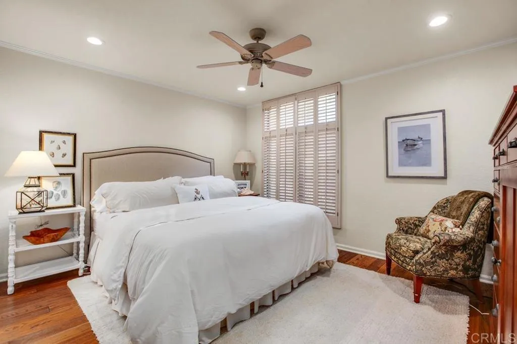 Spacious guest bedroom with ensuite bathroom