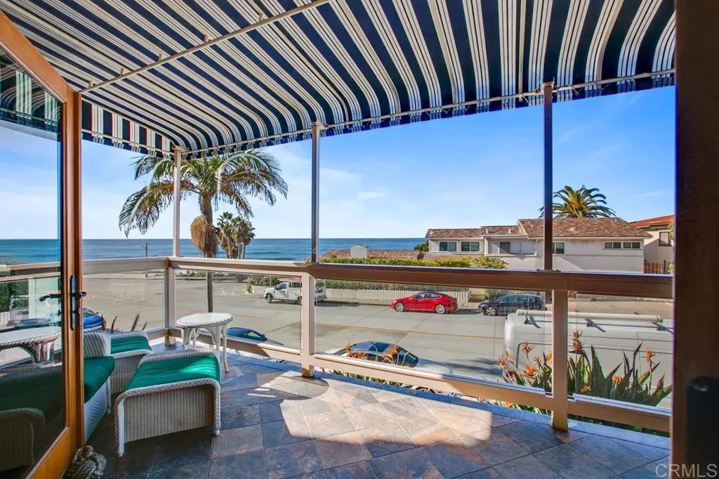 View from the French Doors opening to the balcony