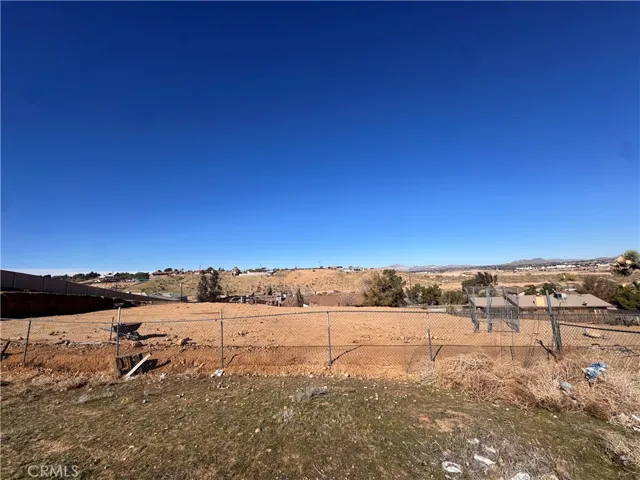 back of the property