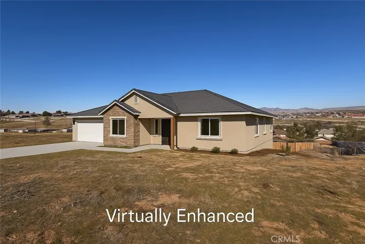 Virtually Enhanced Photos if a house where to be built