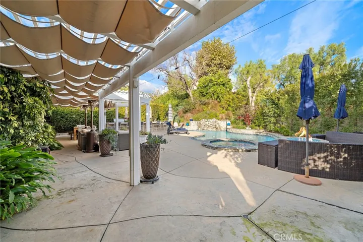 Pergola is perfect to enjoy the sun and shade.